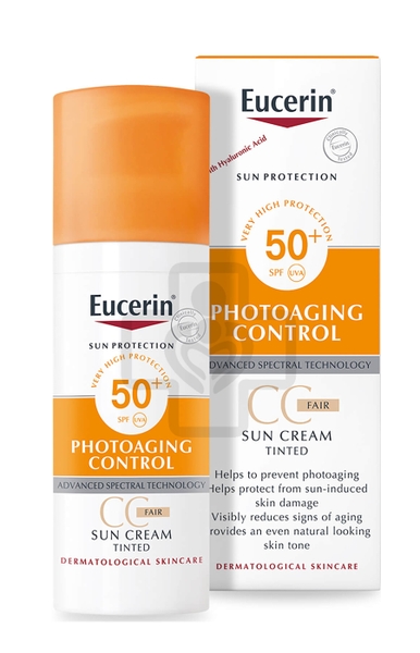 Eucerin Sun Cream Tined Photoaging SPS 50+(B/1tub)