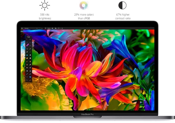 Macbook Pro MLH12 với màn đa màu