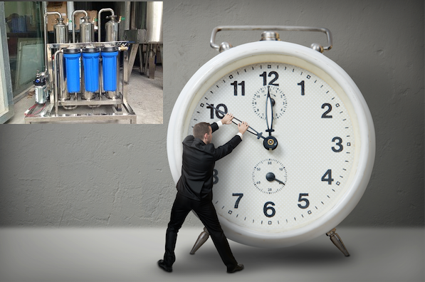 Thời gian thay thế các hạt vật liệu lọc khử trong máy lọc rượu KAG