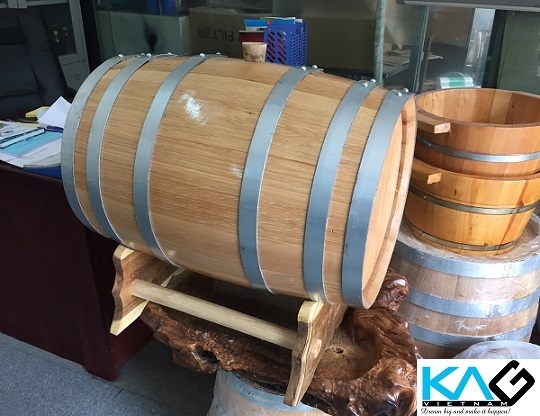 thùng rượu gỗ sồi 50 lit