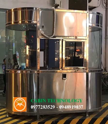 Cabin bảo vệ bầu dục inox cao cấp