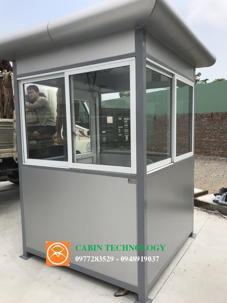 Cabin bảo vệ khung nhôm mái tròn