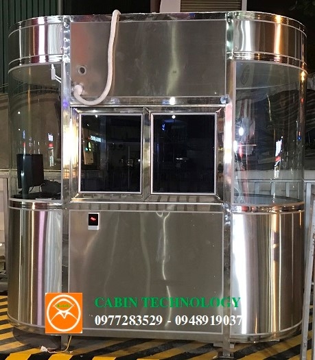 Cabin bảo vệ bầu dục inox cao cấp