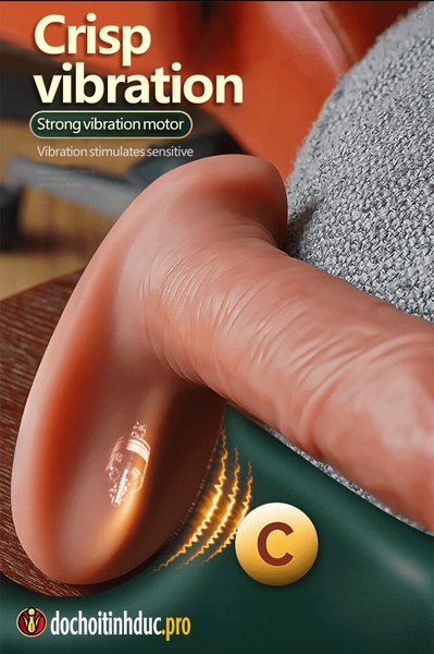 Dương vật giả có rung thụt sưởi ấm mang trong quần lót