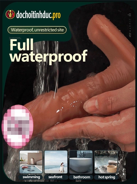 Dương vật giả có rung thụt sưởi ấm mang trong quần lót