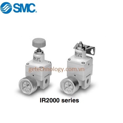 Thiết bị khí nén SMC - Bộ điều áp dòng IR1000/2000/3000
