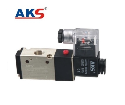 Van điện từ AKS, Pneumatic Solenoid Valves AKS, Van điện từ 2V,3V,4V hãng AKS