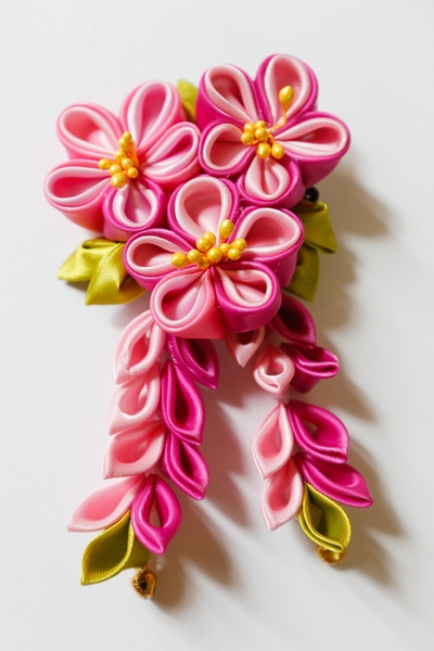 Kanzashi  - Nơ hoa cài đầu – Vẻ đẹp mùa xuân và sức sống