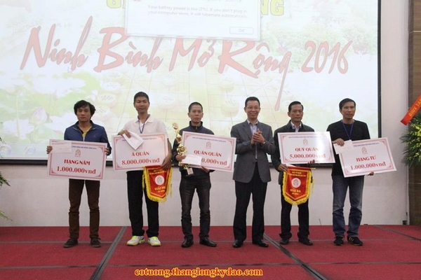 Giải cờ tướng Ninh Bình mở rộng 2016