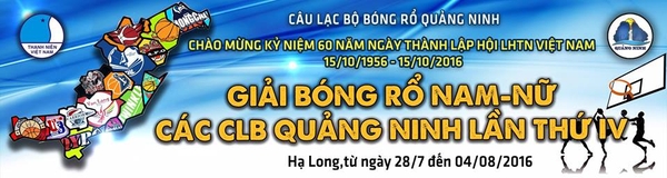 Giải bóng rổ các CLB thanh niên Quảng Ninh - Hội LHTN Quảng Ninh