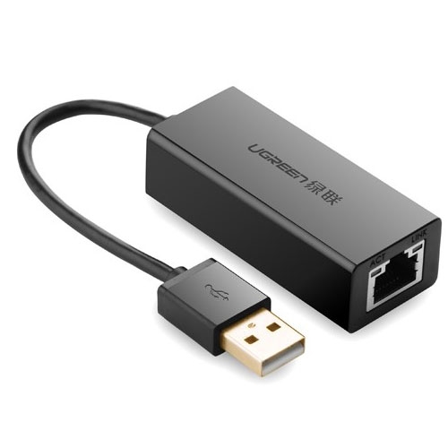 Bộ chuyển đổi USB to Lan 2.0 cho Macbook, pc, laptop hỗ trợ Ethernet 10/100 Mbps chính hãng Ugreen 20254