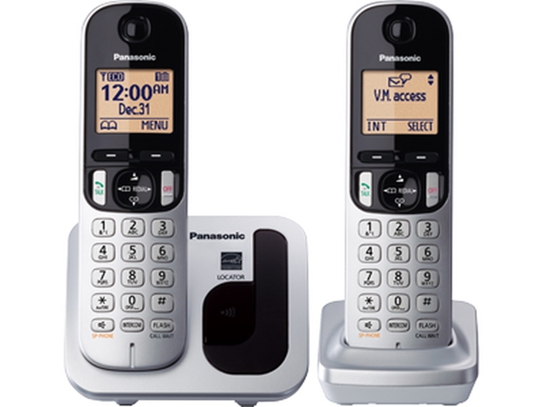 Điện thoại kéo dài Panasonic KX-TGC212- Bạc