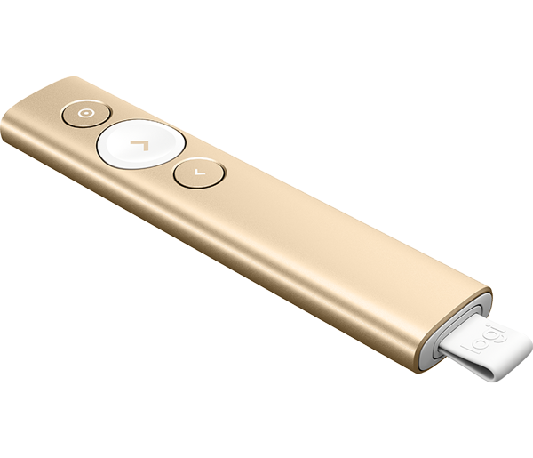 Bút (Chuột) trình chiếu Logitech SPOTLIGHT VÀNG GOLD
