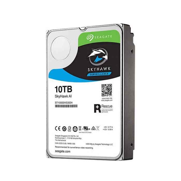 Ổ cứng Seagate Skyhawk AI 10Tb 6Gb/s, 256MB cache, 7200rpm SATA3 (ST10000VE001)