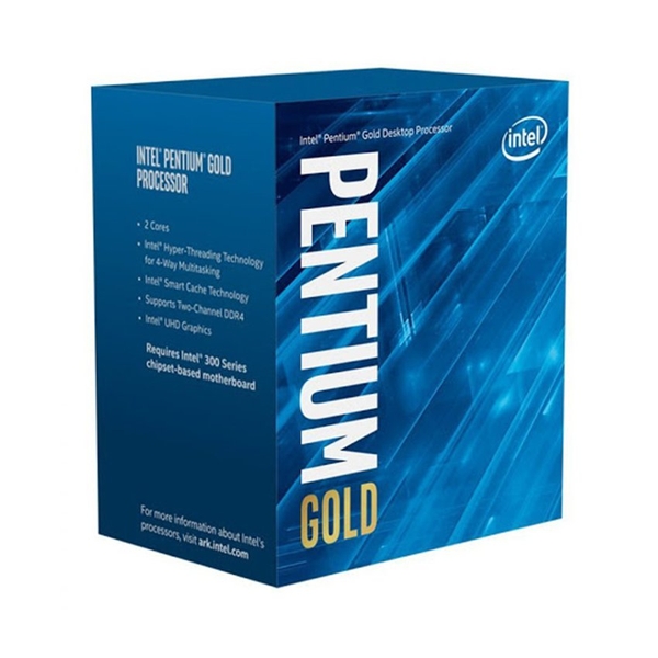CPU Intel Pentium Gold G6400 (4.0GHz, 2 nhân 4 luồng, 4MB Cache, 58W) - Socket Intel LGA 1200)