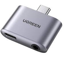 Đầu chuyển USB Type C to 3.5mm + sạc PD 30W Ugreen 70311