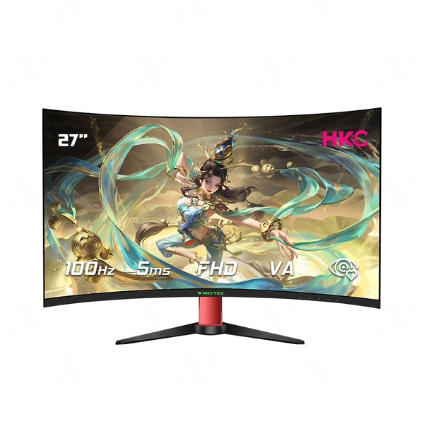 Màn Hình Cong Gaming HKC ANT-27G272 (27 inch | FHD VA | 100hz | 5ms | 72% NTSC | 1.07G colors 8-bit+FRC)