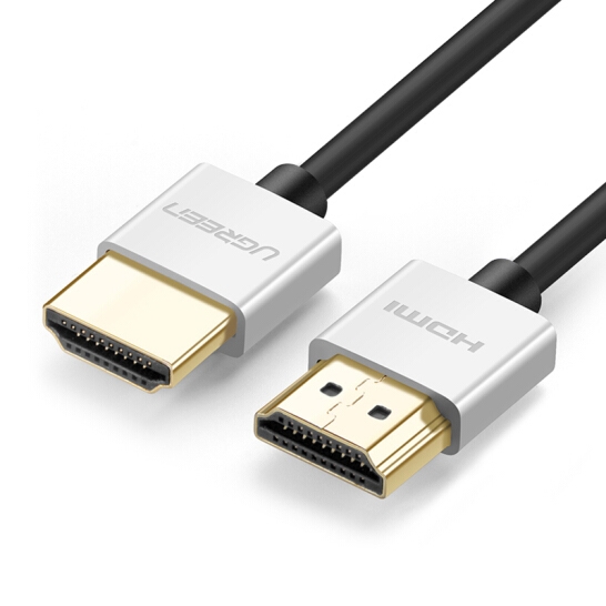 Cáp HDMI 2.0 siêu mỏng dài 2M hỗ trợ 4K, 3D Chính hãng Ugreen 30478