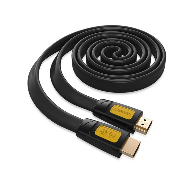 Cáp HDMI 5M sợi dẹt hỗ trợ 4Kx2K chính hãng Ugreen 11187 cao cấp