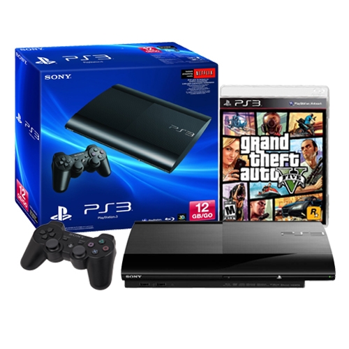 eindeloos rukken Aanhankelijk PlayStation 3 Super Slim 12GB + 1 đĩa GTA V ( New 100% ) HTCGAME