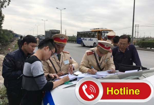 Công khai đường dây nóng phòng cảnh sát giao thông 63 tỉnh thành