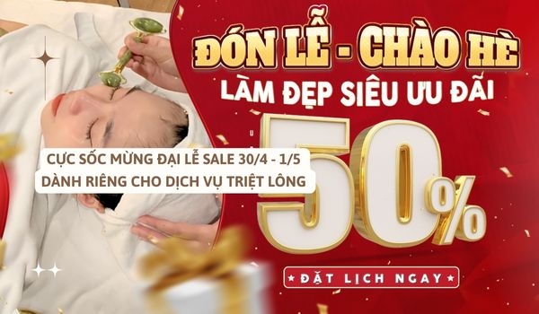 
			Cực Sốc Mừng Đại Lễ Sale 30/4 - 1/5 Dành Riêng Cho Dịch Vụ Triệt Lông
			
			
			 Natalie.vn			
		