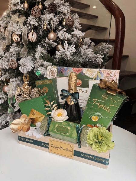 Set Quà Tết Chân Đế Chữ Nhật MS62