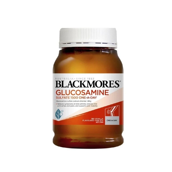 Blackmores Viên Uống Hỗ Trợ Cải Thiện Viêm Khớp Glucosamine Sulfate 1500mg One-A-Day 180 Viên