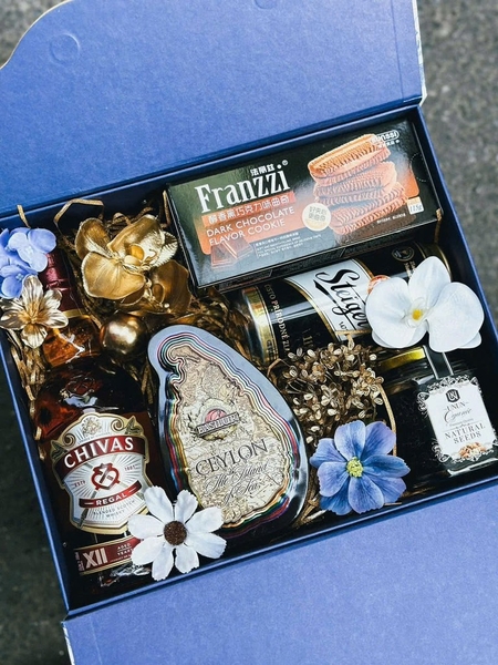 Set Quà Tết Hộp Xanh MS46