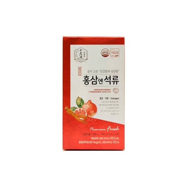 Nước lựu hồng sâm collagen Daedong Hàn Quốc hộp 30 gói x 10ml