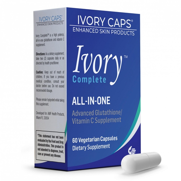 Viên uống trắng da cao cấp Ivory Complete với 500mg Vitamin C