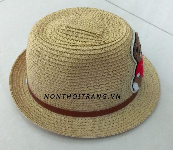 Nón phớt cói em bé 04 (NP-EM04)