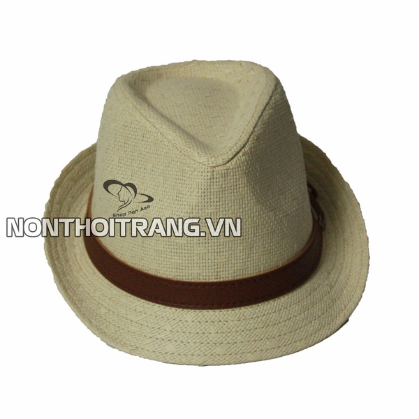 Nón phớt cói nam nữ hàn quốc 1 (NP-01)