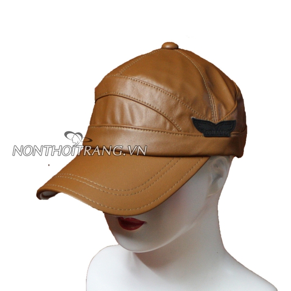 Nón Kế Da 6 Múi Mẫu 12