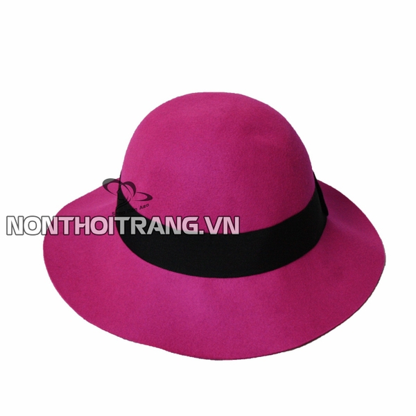 Nón nỉ vành tròn đai trơn (NV-VT-VN04)