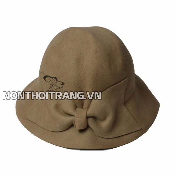 Nón nỉ vành tròn nơ (NV-VN-VN12)
