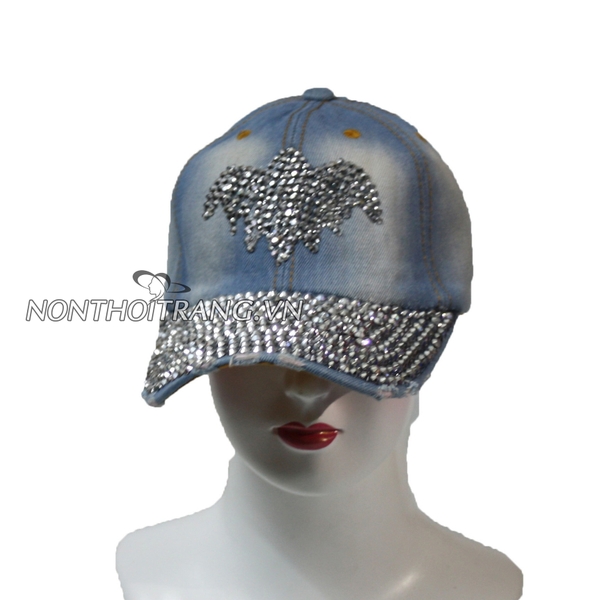 Non kết Jean đính hột hình Batman (NK J-17)