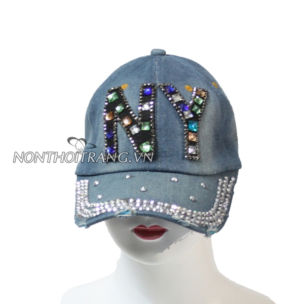 Nón Kết Jean Đính Hột NY (NK J-15)