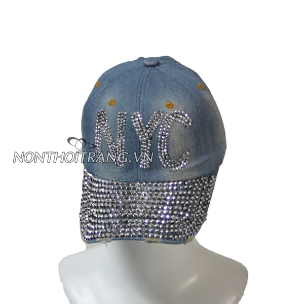 Nón kết Jean Đính Hột NYC (NK J-13)