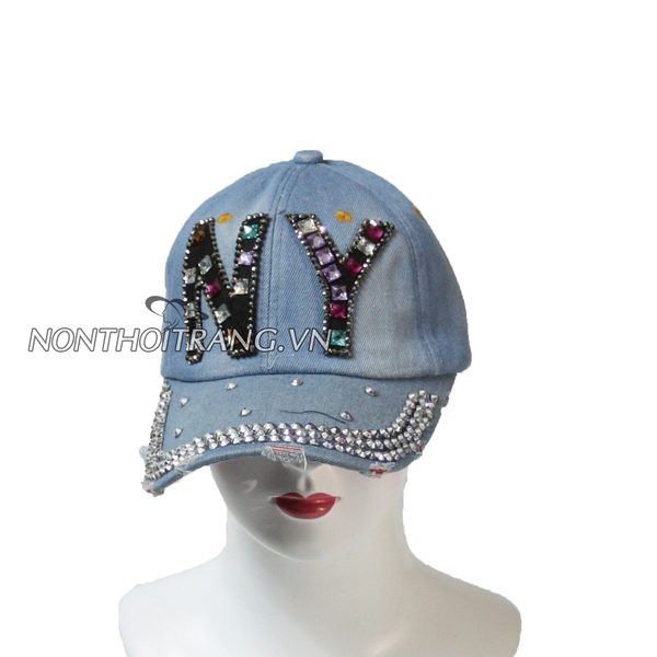Nón Kết Jean Đính Hột NYC (NK J-12)