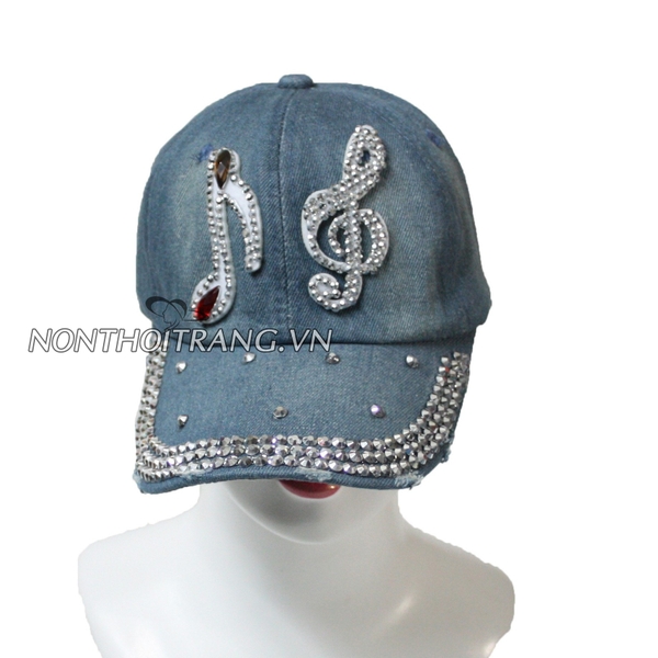 Non kết Jean đính hột nốt nhạc (NK J-10)