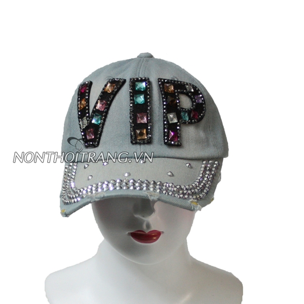 Nón Kết Jean Đính Hột VIP (NK J-09)
