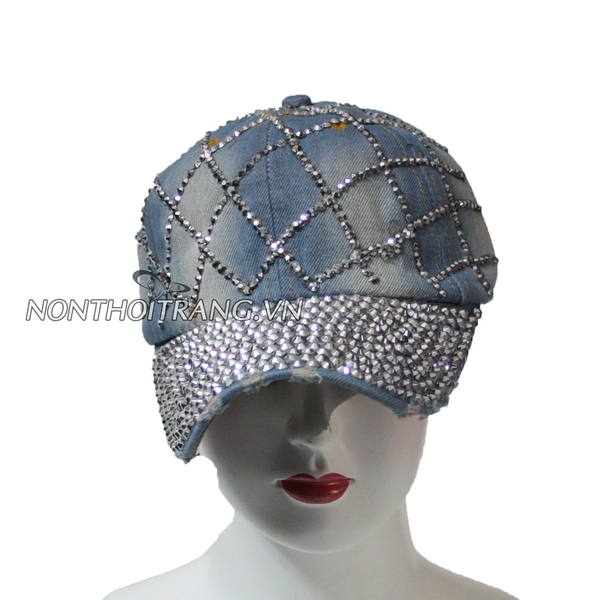 Nón Kết Jean Đính Hột Diamond (NK J-08)