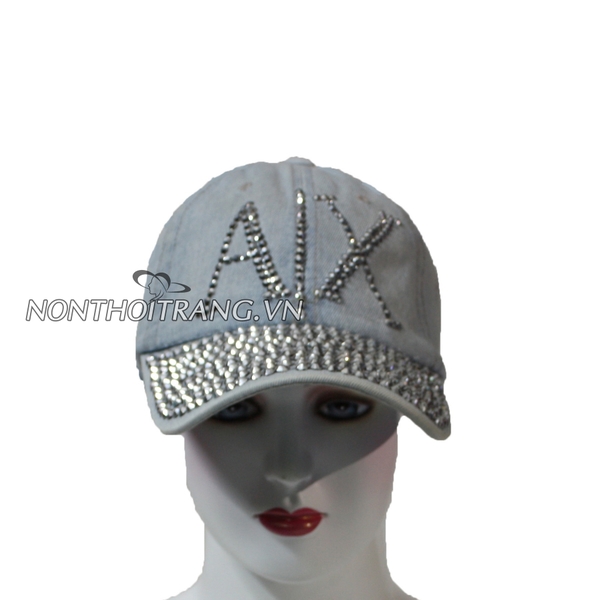 Nón Kết Jean Đính Hột A/X (NK J-07)