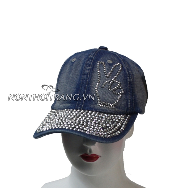 Nón kết Jean Đính Hột Victory (NK J-06)