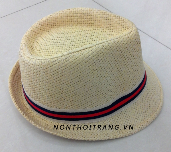 Nón phớt cói nam nữ kiểu hàn quốc 6 (NP-10)