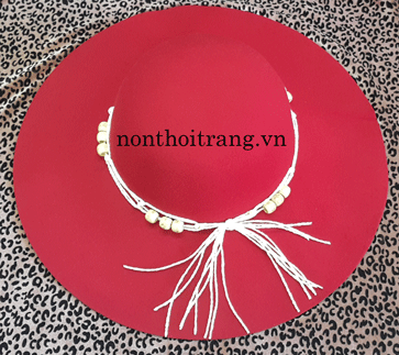 Nón nỉ dưa hấu đai cói (NV-VN-VN25)