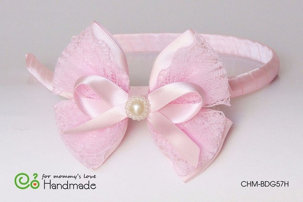  How to make ribbon flower headband  cách làm bờm hoa cho bé  YouTube