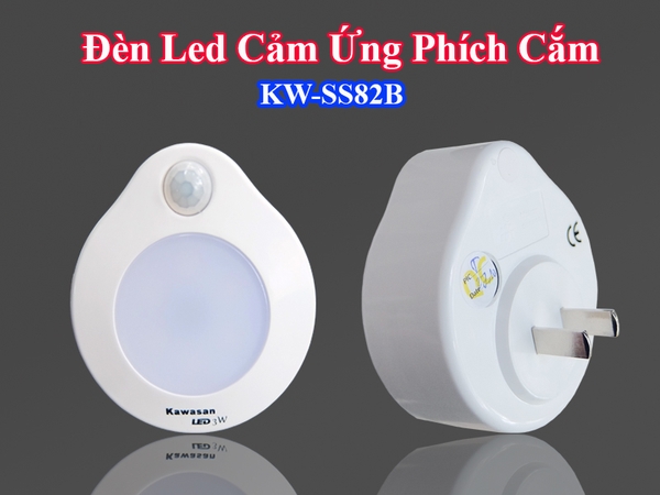 Đèn cảm ứng phích cắm Kawasan SS82B