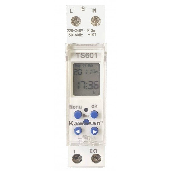 Công tắc hẹn giờ thanh ray KW-TS601